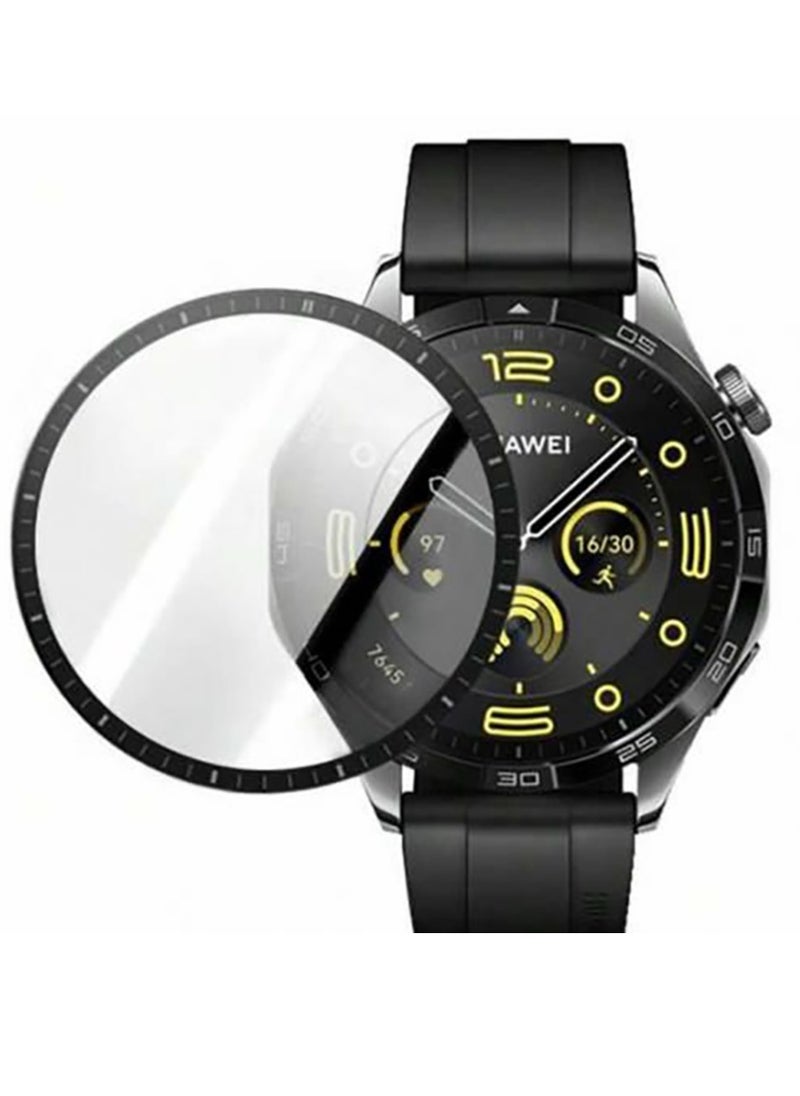 ماركة غير محددة اسكرين حماية عالية الجودة لشاشة ساعة هواوي ووتش جي تي 4 بمقاس 46مم Huawei watch GT4 46mm 