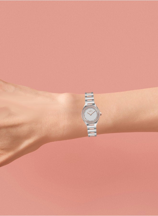 MARTINI Elegant Martini Women's Watch Stylish Rose Gold Dial Stainless Steel Band Water Resistant Perfect for Casual and Formal Wear - Image 3