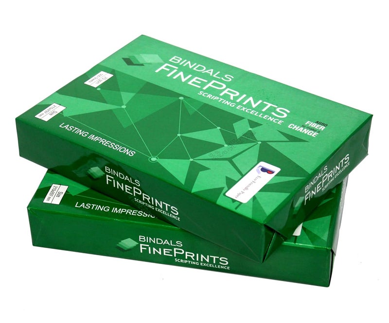 BINDALS Bindal White Copier Paper | A4 Size | 70 GSM | 2 Reams & 500 Sheets per ream | Bright Plain Printing Paper | Fine Quality & Eco-friendly - Image 1