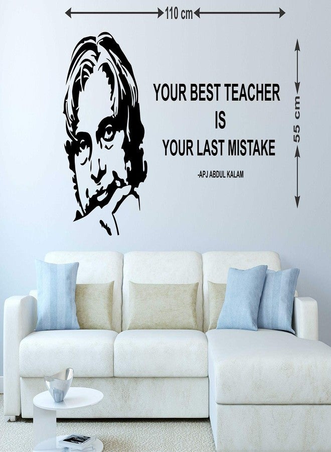 Wallstick Abdul Kalam wallstickers (Vinyl 110 cm x 55 cm) - Image 2