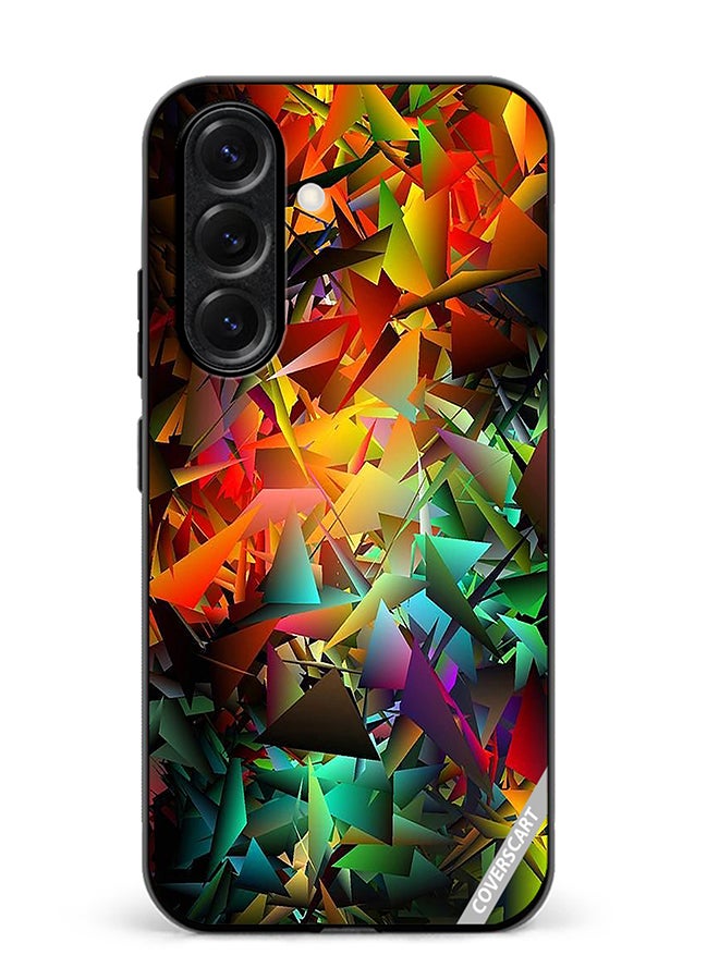Protective Case Cover For Samsung Galaxy A56 Abstract Design Multicolour