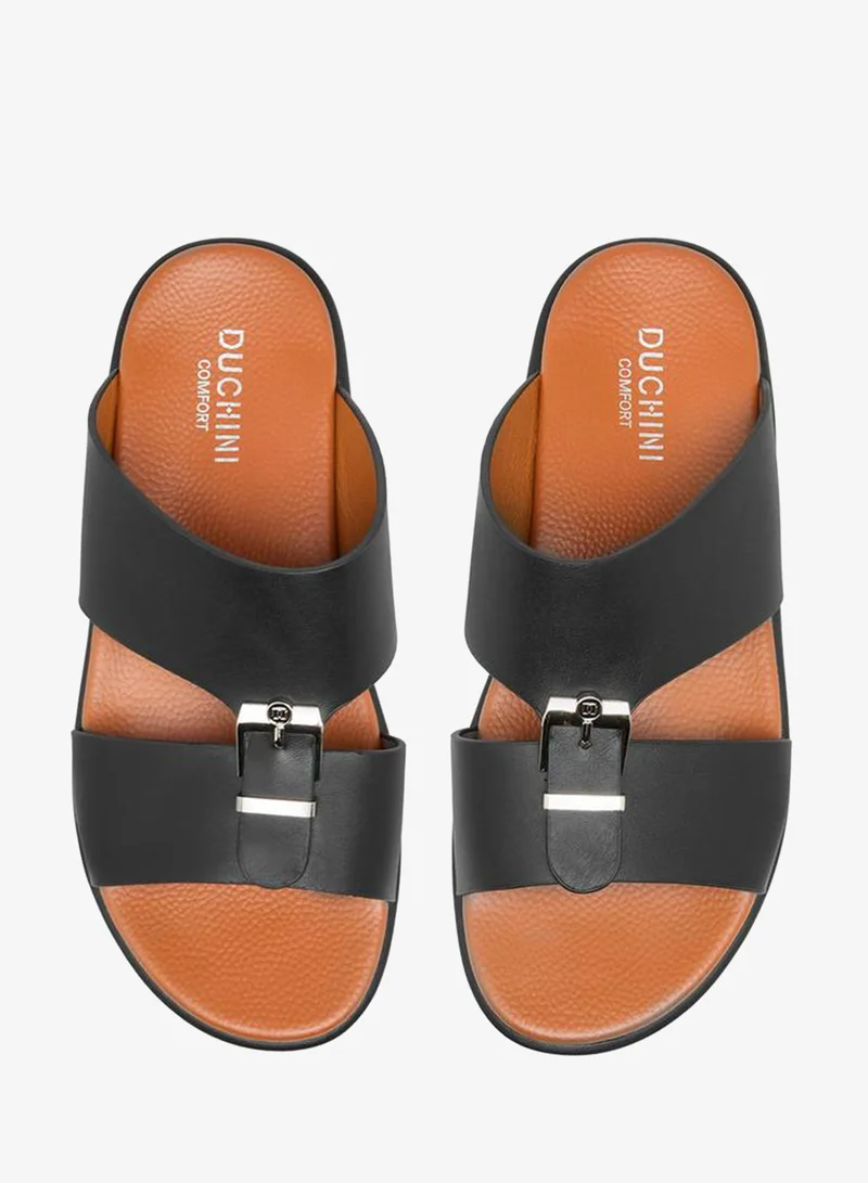 DUCHINI Men Buckle Accent Arabic Sandals Ramadan Collection