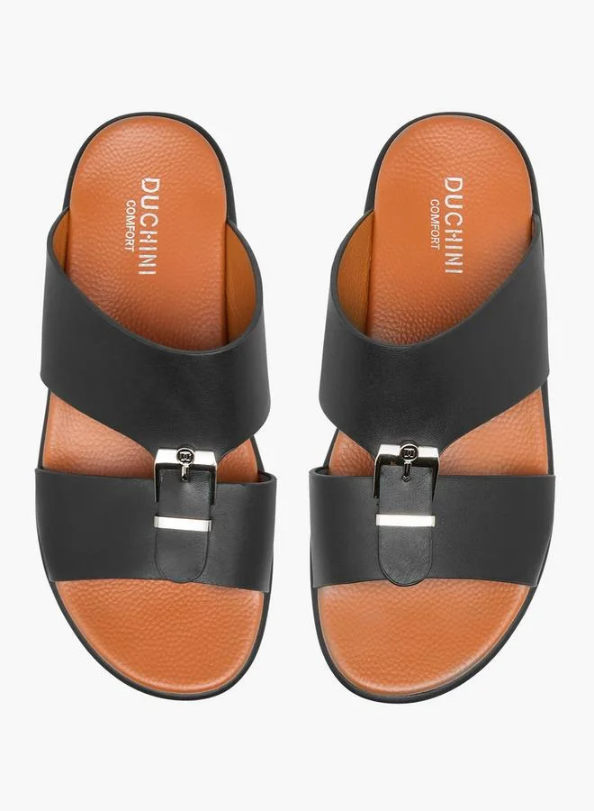 DUCHINI Men Buckle Accent Arabic Sandals