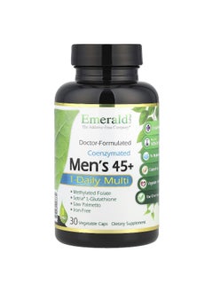 Emerald Laboratories Emerald Laboratories, Men's 45+ 1-Daily Multi, 30 Vegetable Caps  - Image 1