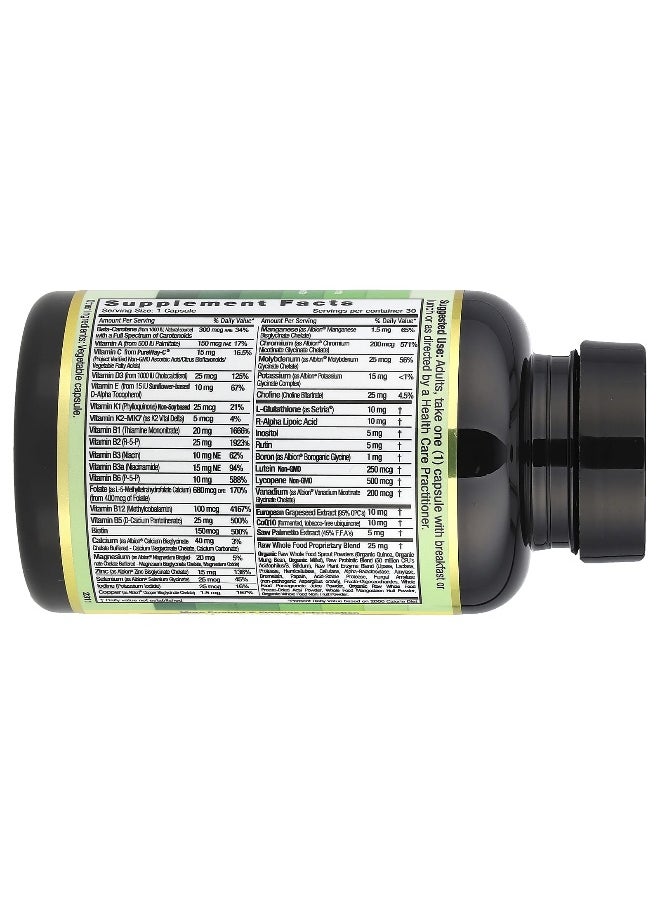 Emerald Laboratories Emerald Laboratories, Men's 45+ 1-Daily Multi, 30 Vegetable Caps  - Image 2
