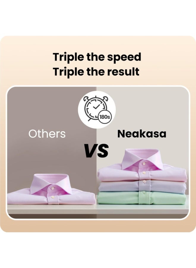 Neakasa Magic 1 Portable Steam Iron - 2300 Pa Suction & 30/s Heating - Compact Foldable Travel Design - Image 2