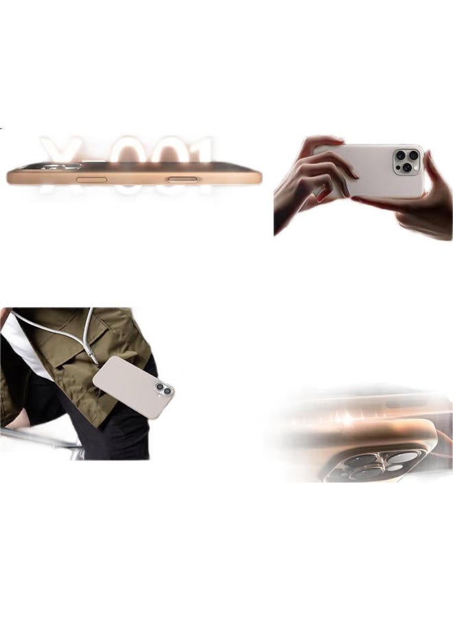 WP W&P Liquid Silicone Gel Case For Iphone 16 Pro Max, Skin-Friendly Premium Soft Shell Anti-Drop Minimalist Men And Women Titanium Gray Case For Apple 16 Pro Max - Image 1