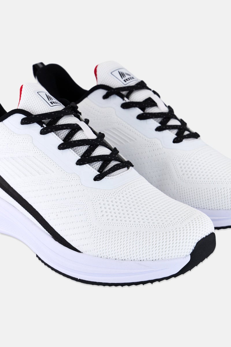 RBX Men Lace up Outdoor Shoes, White - Image 3