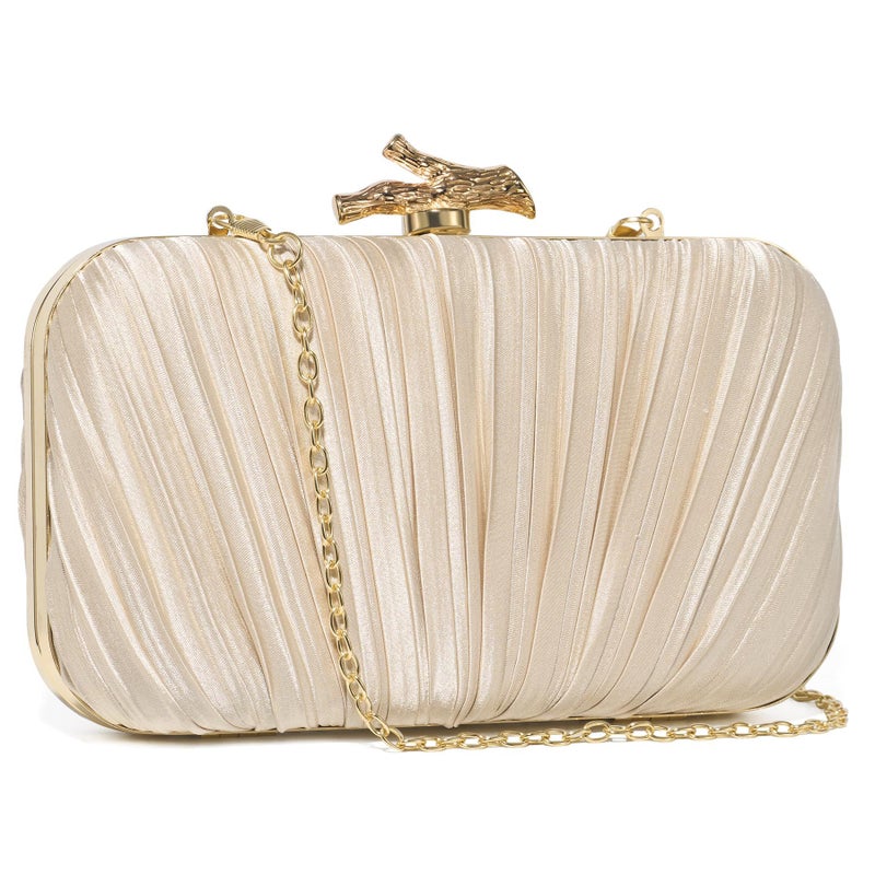 2026 Women's Pleated Evening Clutch Bag - Image 1