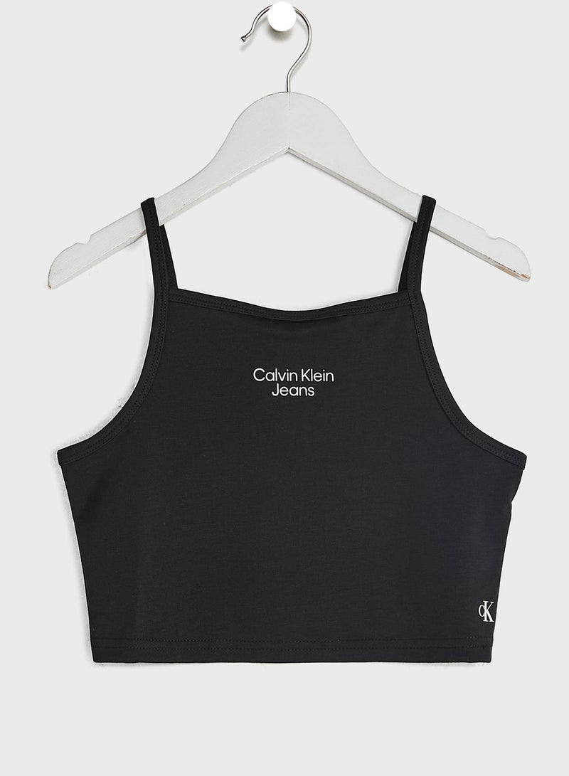Calvin Klein Jeans Kids Milano Jersey Cami Top  - Image 1