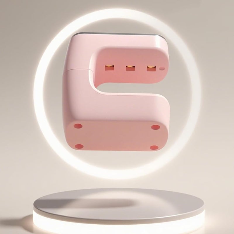 Pink Portable UV LED Nail Lamp Fast Curing Gel Dryer For Salon Home Travel - Image 4