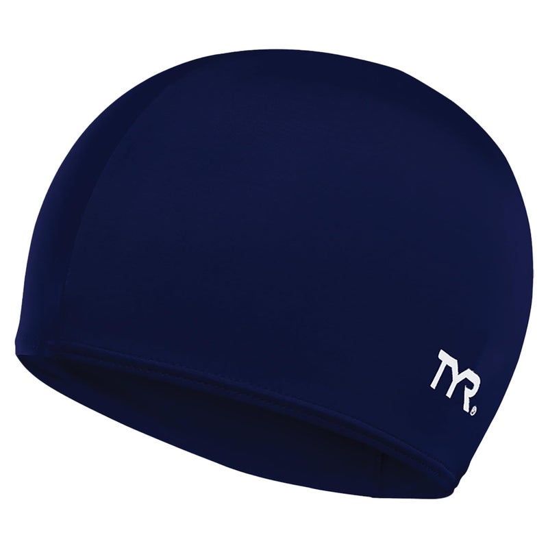 TYR Lycra Fiber Adult Swim Cap for Women and Men - Recreational and Training Cap for Lap Swimming, Casual Use - UPF 50+ Sun Protection - Nylon/Lycra - Image 1