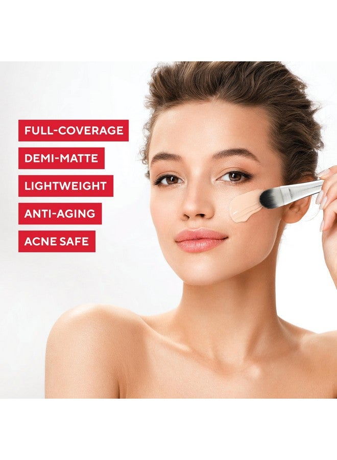 Mirabella Invincible For All HD Liquid Foundation - Anti-Aging Full Coverage Liquid Face Makeup - Moisturizing, Hydrating & Lightweight Foundation for All Skin Types (Light L90) - Image 3