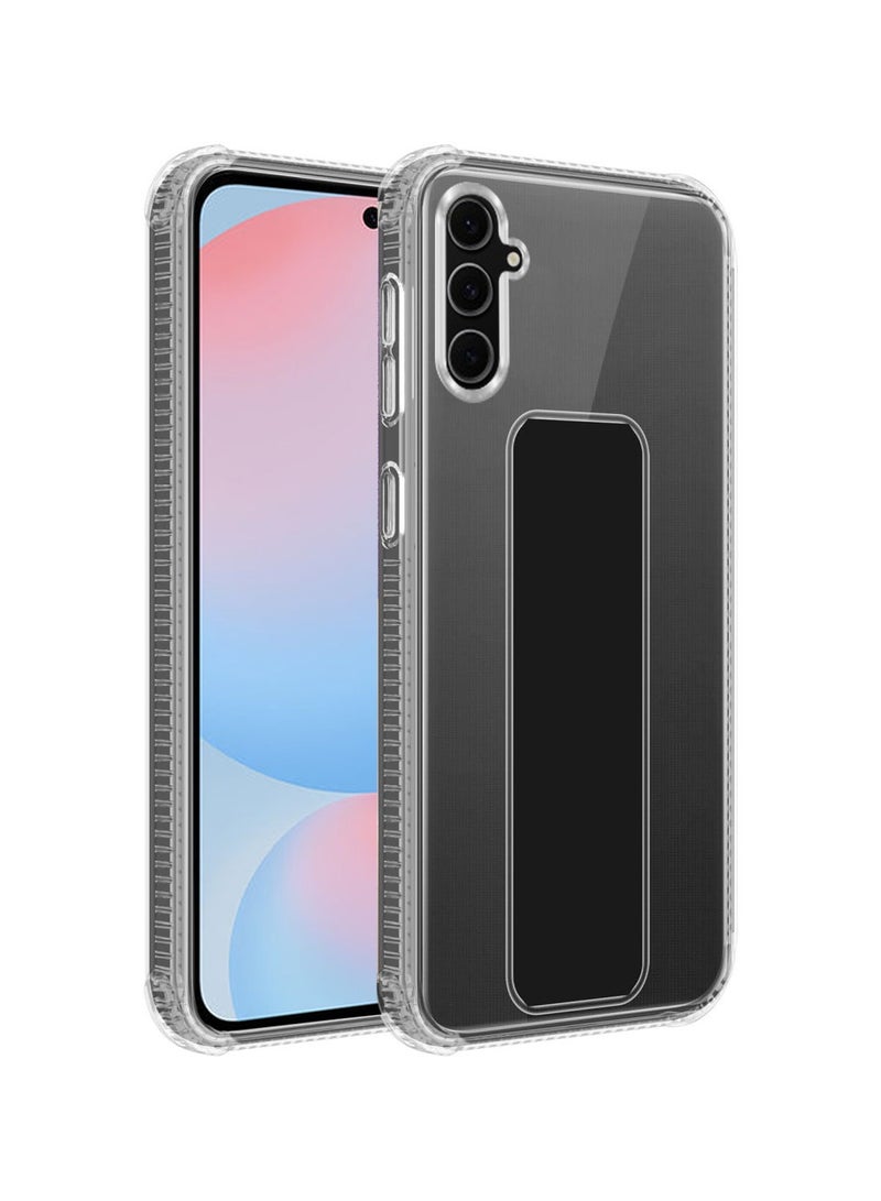 Techie غطاء حماية مغناطيسي مضاد للصدمات مع مقبض يد قابل للطي لجهاز سامسونج جالاكسي A56 5G - أسود - Image 1