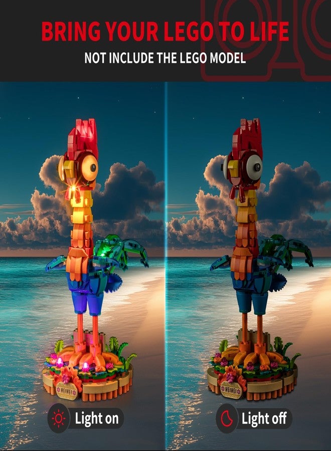 BRIKSMAX Light Kit for Lego-43272 Heihei -Led Lighting Compatible with Lego Disney Building Set- Not Include Lego Set - Image 2