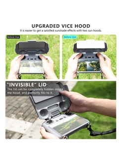 Excefore RC 2 Controller Sun Hood Cover for DJI Air 3 Fly More Combo, DJI RC 2 Joysticks Protector for DJI Ari 3 Accessories, Dji Air 3 Drone Controller Screen Protection, DJI Air 3 Accessories, Grey  - Image 2