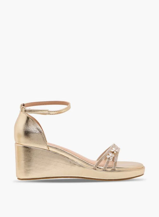 Celeste  Girls Embellished Wedge Heel Sandals for Women | Best Price UAE