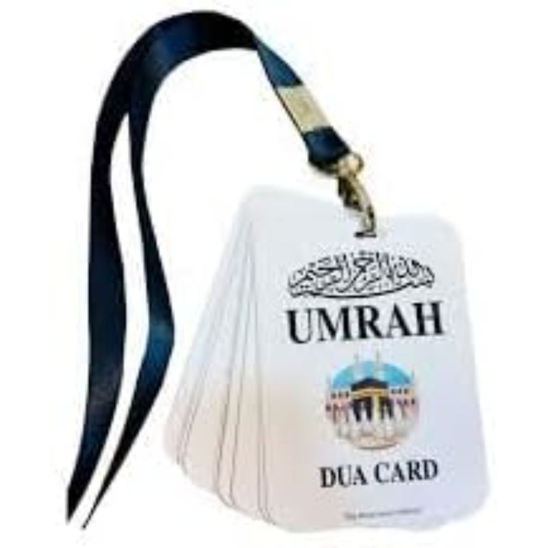 6 Pcs Ahram Towel Set for Men Hajj Umrah Ihram Cotton White Towels with Built-in Belt Bag, Umrah Dua Card, Tawaf Count Tasbeeh, Shoebag Pins - Image 5