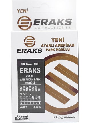 Eraks Car Accesories Adjustable American Parking Module 24 Volt 2 Outlets  - Image 2