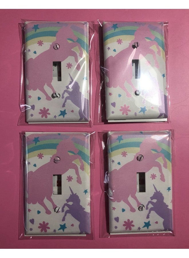 Create-A-Mural Girls Light Switch Cover Plate Kids Decorative Nursery Teen Toddler Room Decor Bedroom Bathroom Playroom (Pastel Unicorn) - Image 5