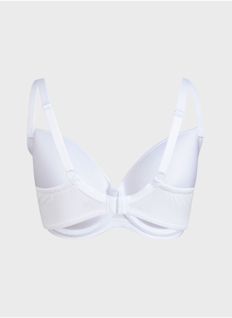 Ivory Rose - Knitted T-Shirt Bra - Image 1