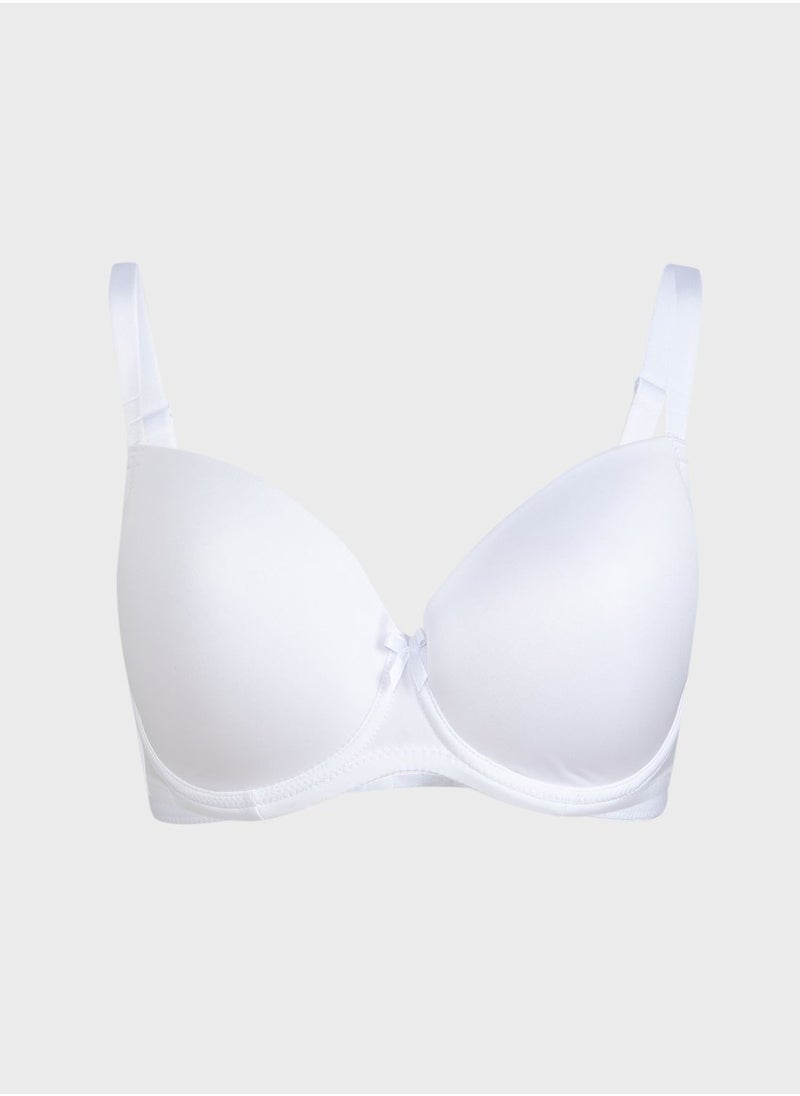 Ivory Rose - Knitted T-Shirt Bra - Image 1