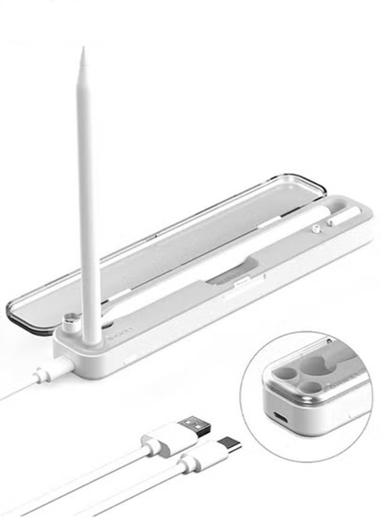 Captaintech Magnetic Wireless Charging Case Compatible with Apple Pencil 2nd Generation u0026 1st, Charger Dock for iPad Stylus Pen, Carrying Case u0026 Storage Protective Box for iPad Penceil  - Image 2