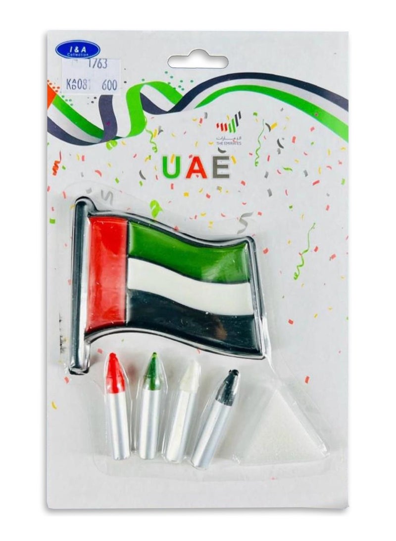 المنزل الذكي مجموعة طلاء الوجه والجسم الذكية من هوم لرسم الوجه والجسم في اليوم الوطني للأطفال غير سامة وآمنة على الماء للمناسبات الخاصة