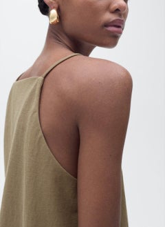 MANGO Halter Neck Cotton Top  - Image 4