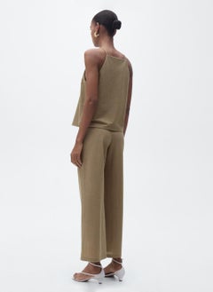 MANGO Halter Neck Cotton Top  - Image 2