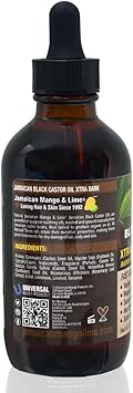 Jamaican Mango & Lime زيت الخروع الأسود الجامايكي بالمانجو والليمون الإضافي الداكن العضوي 118 مل عبوة من 1 - Image 2