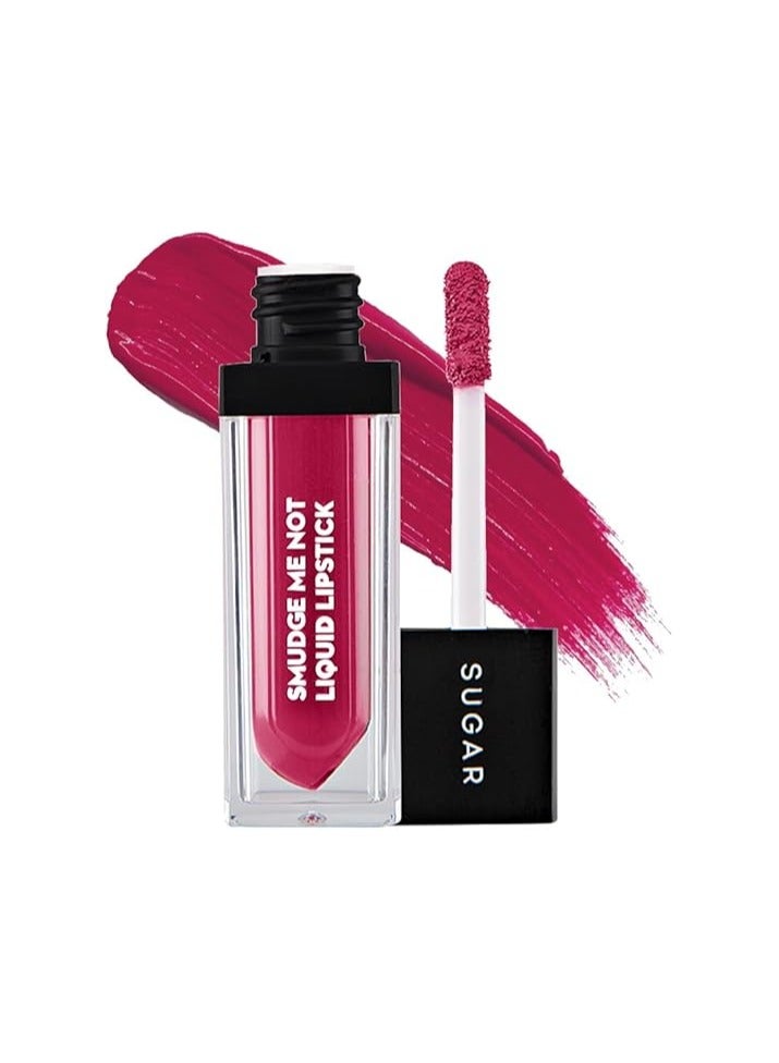 SUGAR Cosmetics Smudge Me Not Liquid Lipstick 02 Brink Of Pink (Plum Rose), 4.5 ml - Image 1