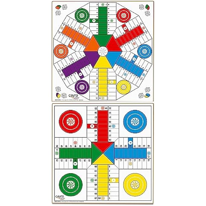 cayro Wooden Parcheesi board 46 players  Traditional Game  Board Game  Development of cognitive skills  Board Game T134 - Image 2