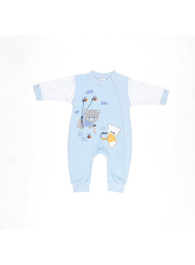 Papillon Baby Unisex Interlock Bees Printed Bodysuit
