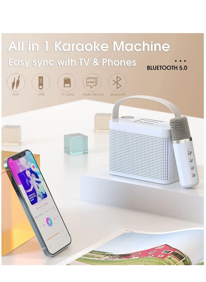 JAJEEK Karaoke Machine with 2 Wireless UHF Microphones – Portable Bluetooth Speaker System for Adults & Children, Voice Cutting Feature, Perfect for Party, Meeting, Wedding, Church Events - Image 4