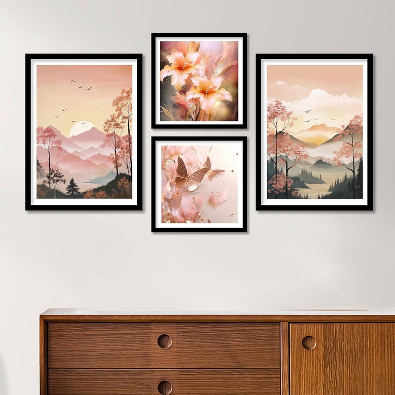 ARTELLY Wall Painting for Living Room Bedroom HomeWall Decoration Framed Posters Wall Art Frames For Office Wall Decor Scenery Paintings Medium Modern Art 10 - Image 1