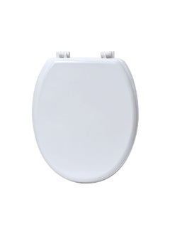 Tendance MDF Wood Toilet Seat with Fixing Kit White 18 Inch 4101100 