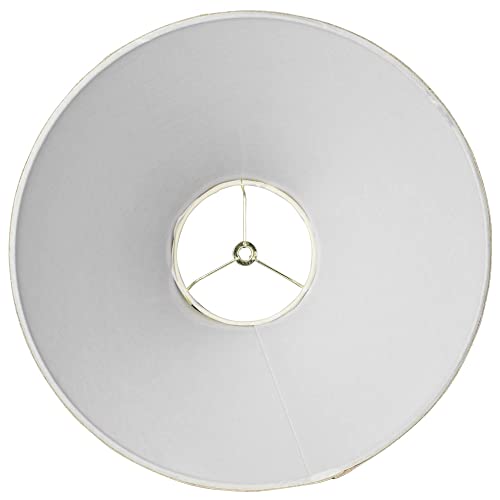 Springcrest Fine Burlap Large Empire Lamp Shade 5" Top x 15" Bottom x 11.5" High x 10.5" Slant (Spider) Replacement with Harp and Finial - Springcrest - Image 5