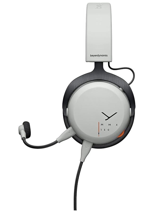 بيير ديناميك beyerdynamic MMX 150 closed over-ear gaming headset with augmented mode, META VOICE microphone and excellent sound for all devices, Wired, Grey - Image 2
