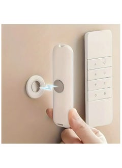 AROAQ Strong Magnetic Hooks Wall Mount Anti-lost Magnetic Storage Holders for Remote Control Refrigerator Adhesive Home Organizer Hook (4pcs 2SET)  - Image 2