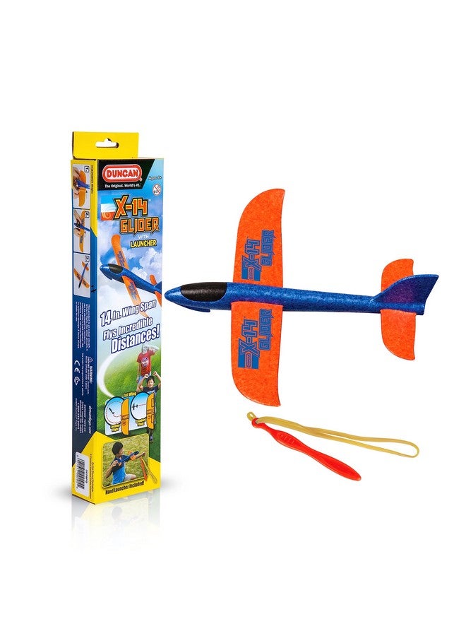 Duncan X-14 Glider - Orange with Blue Wings - Image 1