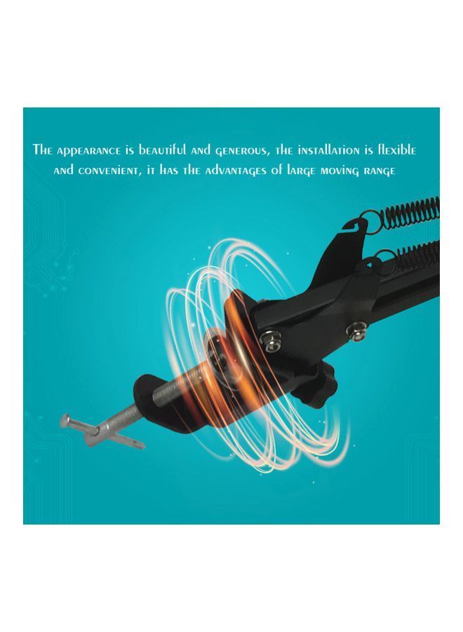 NIBEMINENT Microphone Suspension Arm Clip Holder LU-D5675B Black - Image 2