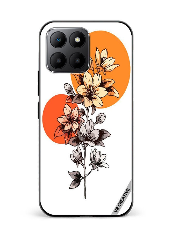 VR CREATIVE Protective Case Cover For Honor 70 Lite Flower Design Multicolour - Image 1