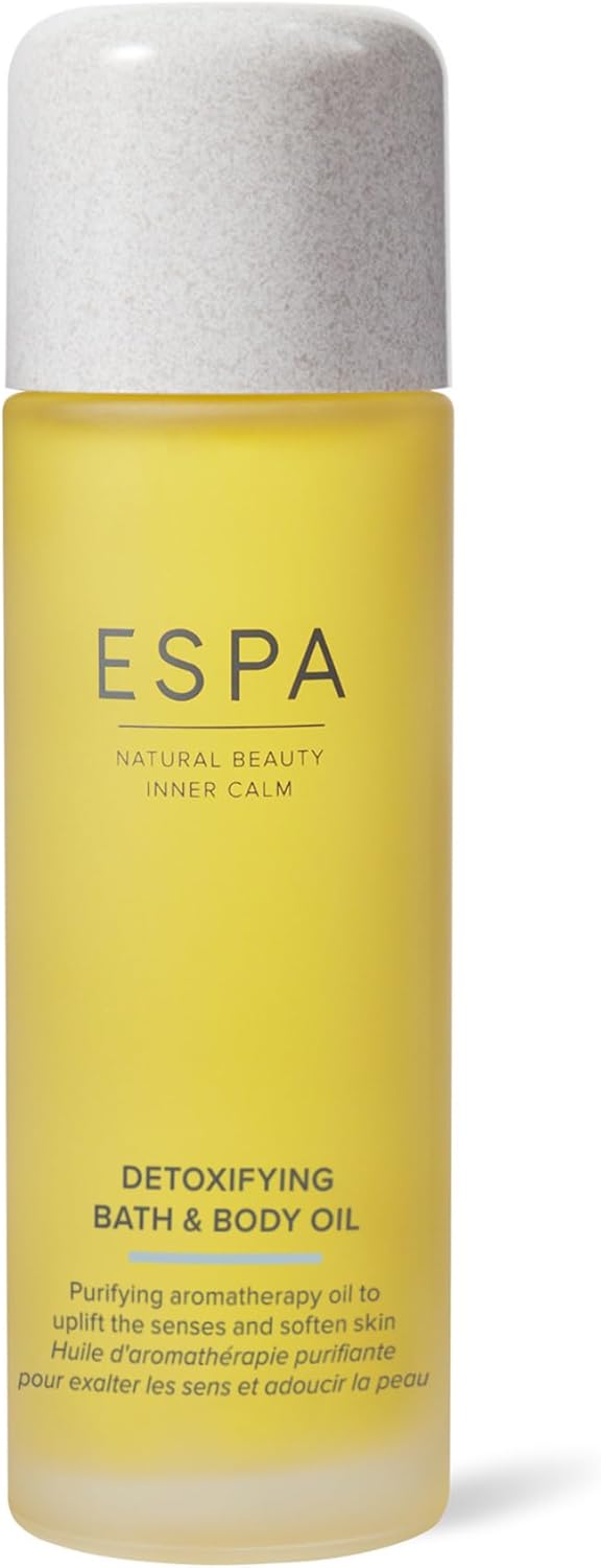 زيت الاستحمام المنقي ESPA 100 مل زيت الجسم من السرو وتوت العرعر يغذي وينعم البشرة زيت تدليك مناسب لجميع أنواع البشرة