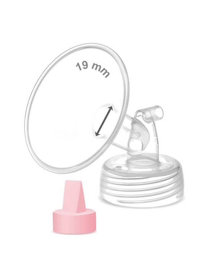 Maymom Pump Part Compatible With Spectraameda Luna Pumps Syngery Gold; Incl Wide Mouth Flange 19 Mm Valve; Not Original Spectra Flange; Replaces Spectra S1 S2 Plus Shield Pump Parts Accessories - Image 1