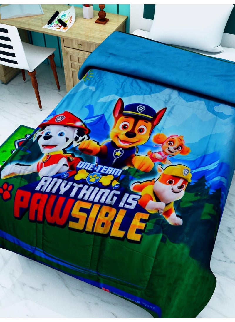 Athom Living Athom Living PawPatrol PawSible Kids Comforter 300 GSM 135x220 cm 