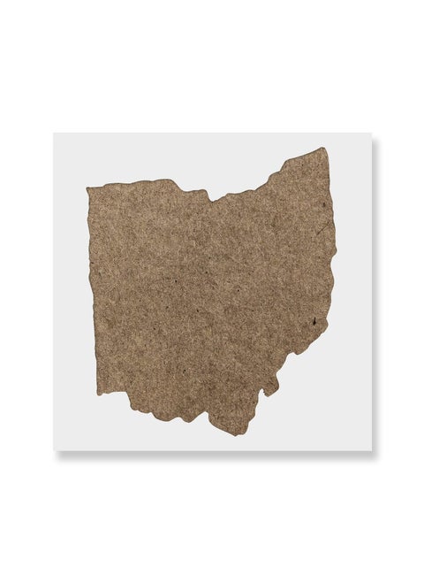Ohio State Stencil Template Reusable Stencil with Multiple