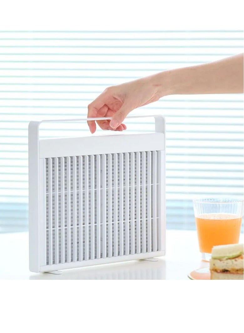 AROAQ Wireless Mosquito Killer Lamp, Ultra Thin Electric Shock Mosquito Killer, Lightweight And Portable Insect Killer Light, Wall Mount Bug Trap Killer For Outdoor And Indoor, (White With Battery) - Image 5