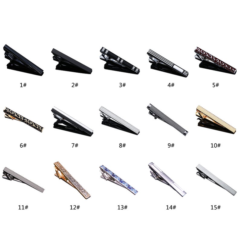 Fashion Business Men's Tie Clip Simple Electroplating Polishing Non-allergic Collar Clip Suit Tie Accessories - Image 4