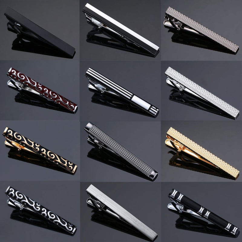 Fashion Business Men's Tie Clip Simple Electroplating Polishing Non-allergic Collar Clip Suit Tie Accessories - Image 2